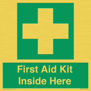 First Aid Kit Inside Here